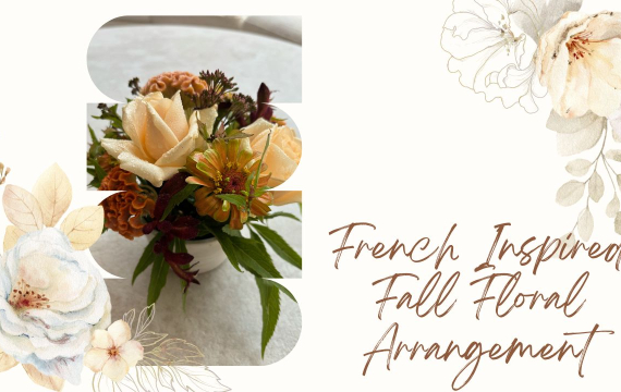 French-Inspired Fall Floral Arrangement 